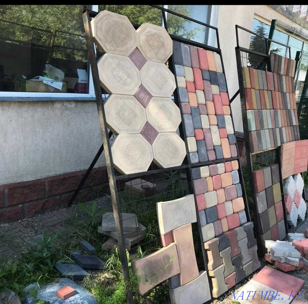 Paving stones. Euro and Vibropress. In assortment. In stock and on order. Almaty - photo 7