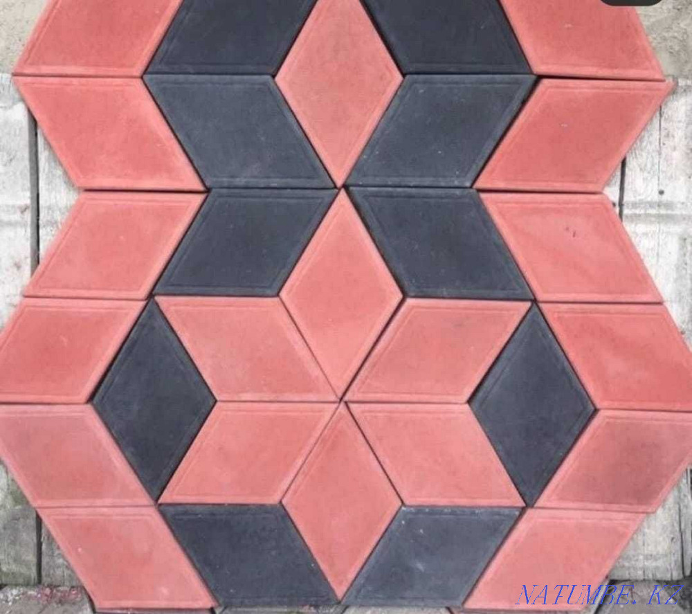 Paving stones. Euro and Vibropress. In assortment. In stock and on order. Almaty - photo 4
