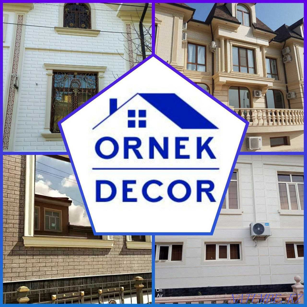 LIQUID TRAVERTINE, decor from polyfoam, caron, cornice, processing Shymkent - photo 1