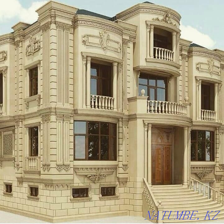 Facade decoration made of stone Astana - photo 5