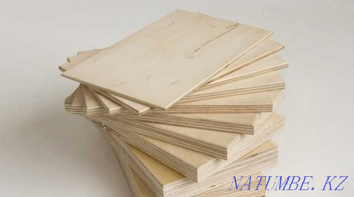 Birch plywood FSF grade 4/4, thickness 6 mm Nur-Sultan Astana - photo 1