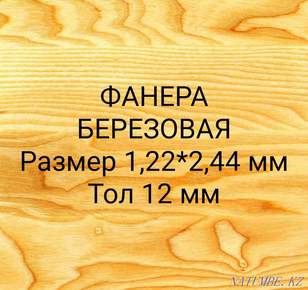 Floor plywood grade 3/4 size 1.22*2.44 m, thickness 12 mm Astana - photo 1