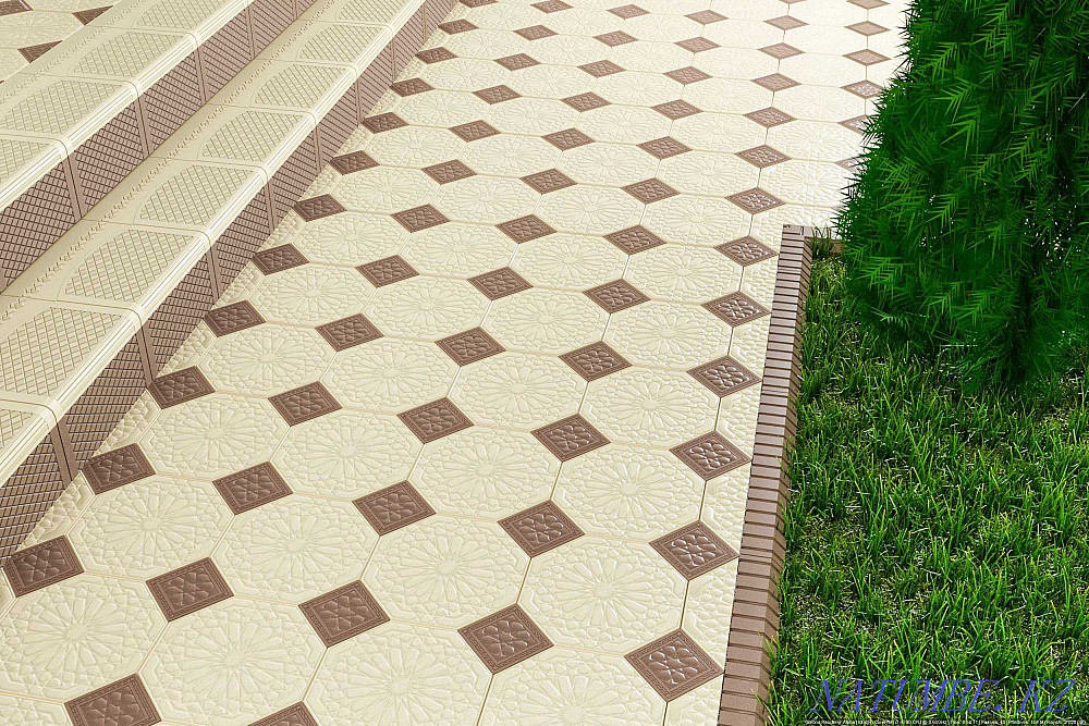 Paving slab paving stones stone tray curb plinth Shymkent - photo 1