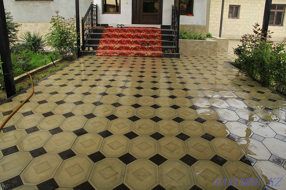 Paving slab paving stones stone tray curb plinth Shymkent - photo 2