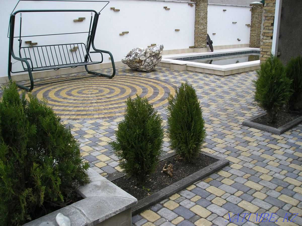 Paving stones of all kinds. Almaty - photo 8