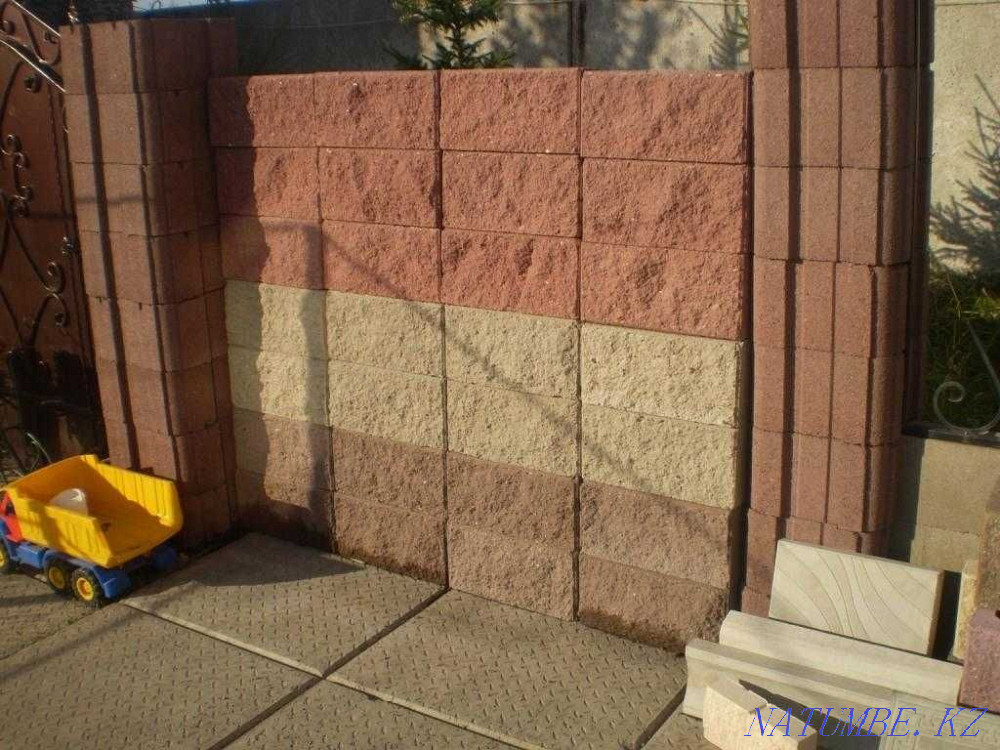 Broken brick. Different colors. Almaty - photo 6