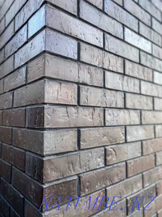Brick facing ceramic FLASH SLATE GRAPHITE, 0,7NF, available Astana - photo 4