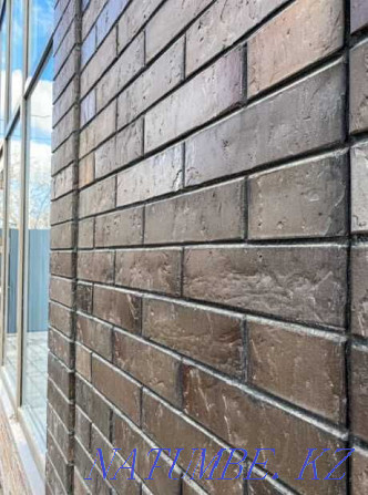 Brick facing ceramic FLASH SLATE GRAPHITE, 0,7NF, available Astana - photo 5