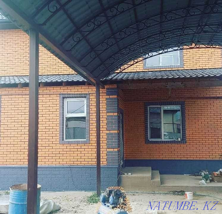 Термопанели с Клинкерной Плиткой Травертин Фасад Белый Мрамор LUX Талдыкорган - изображение 2