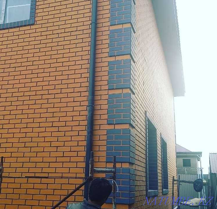 Термопанели с Клинкерной Плиткой Травертин Фасад Белый Мрамор LUX Талдыкорган - изображение 3