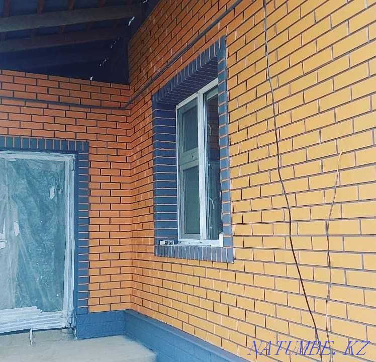 Термопанели с Клинкерной Плиткой Травертин Фасад Белый Мрамор LUX Талдыкорган - изображение 5