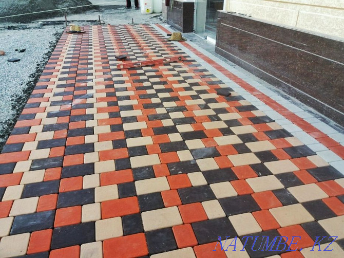 PAVERS PAVEMENT плиткаҳои сангӣ бордюр новаи плинтус Шымкент - photo 3