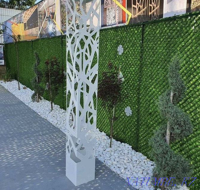 Fence Fencing Mesh Lawn Landscape Design Artificial Hedge Atyrau - photo 7