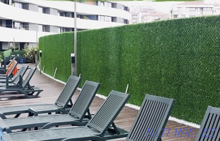 Fence Fencing Mesh Lawn Landscape Design Artificial Hedge Atyrau - photo 4