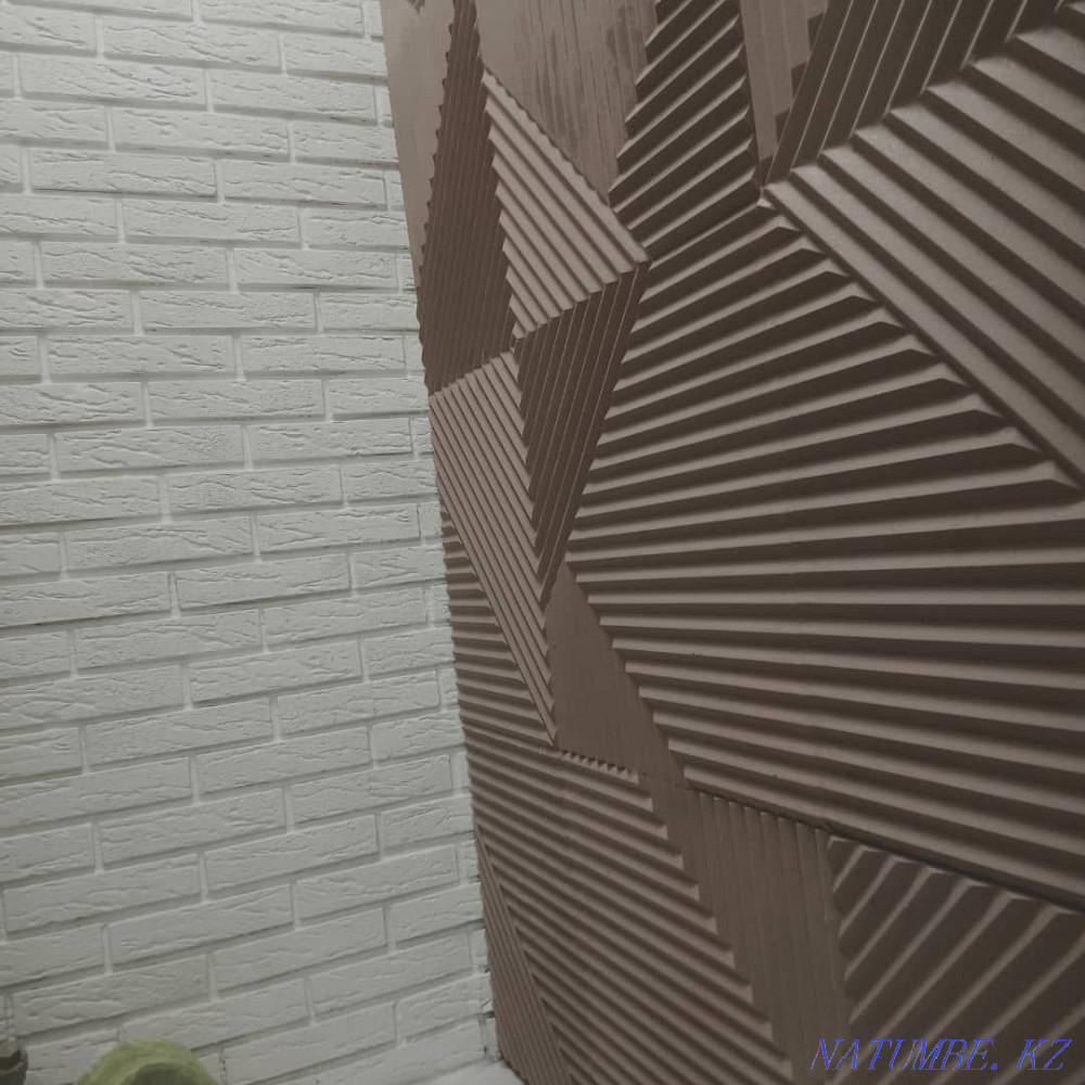 Декоративный кирпич, искусственный камень, гипсовые панели, лепнина Костанай - изображение 8