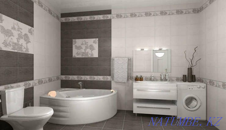 Плитка, фарфордан жасалған тастан жасалған бұйымдар  Қарағанды - изображение 4