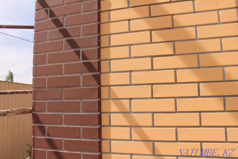 фасадные панели (облицовочный кирпич ) от2300 м2 Астана - изображение 2