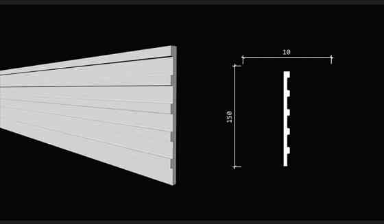 3D панели из дюрополимера Decor Dizayn Алматы