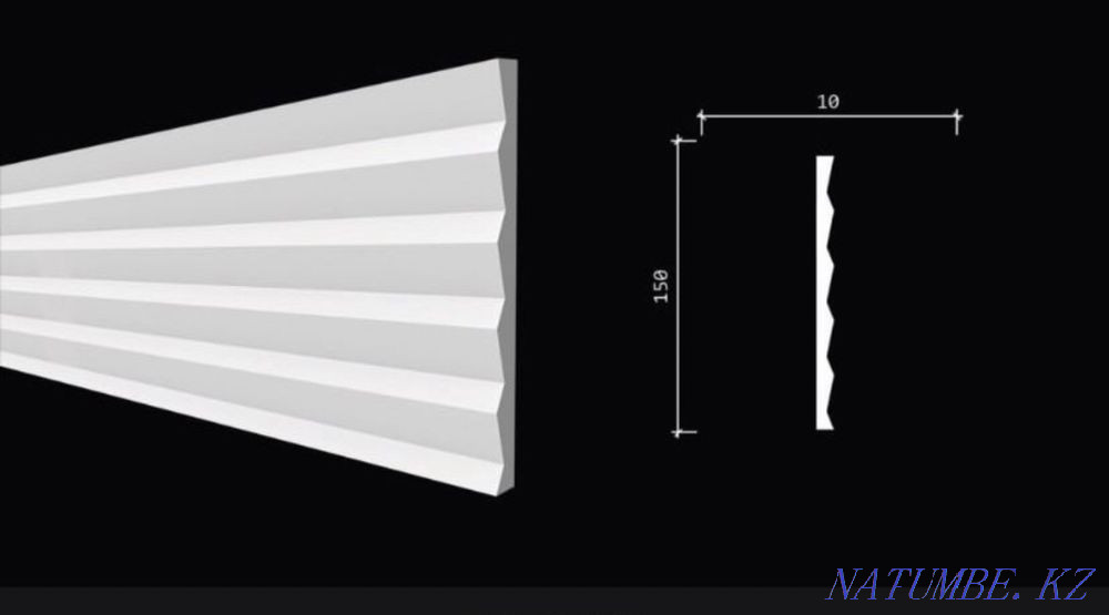 3D панели из дюрополимера Decor Dizayn Алматы - изображение 1