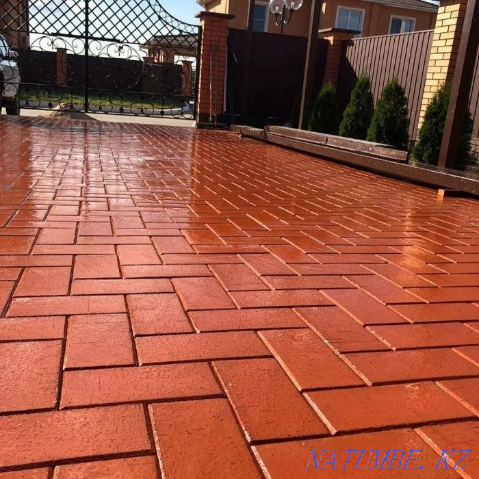 Клинкер тротуарный Красный Лондон, брусчатка Астана - изображение 3