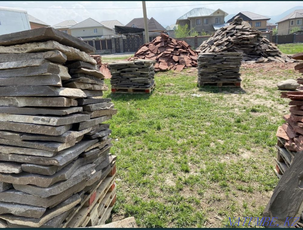Плитняк натуральный камень оптом и в розницу Алматы - изображение 1