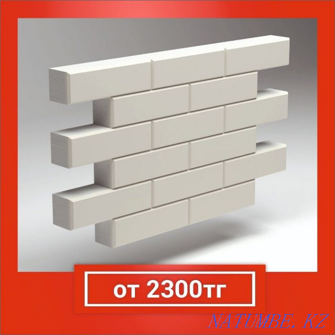 Thermal facade, thermal panel, polyfacade, thermal plates - 3cm-2500 tenge/m2 Atyrau - photo 3