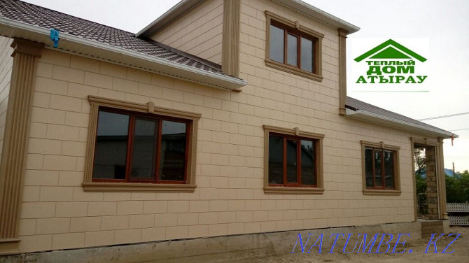 Thermal facade, thermal panel, polyfacade, thermal plates - 3cm-2500 tenge/m2 Atyrau - photo 2