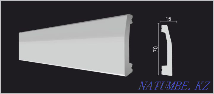 Плинтуса 10см из дюрополимера Алматы - изображение 4
