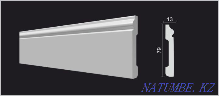 Плинтуса 10см из дюрополимера Алматы - изображение 3