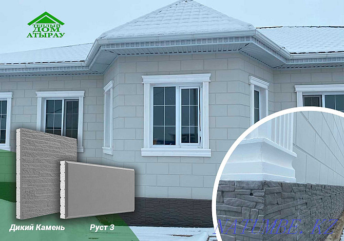 Thermal facade, Polyfacade, Thermopanel, Thermal plates - 3 cm -2500 tenge m2 Atyrau - photo 1