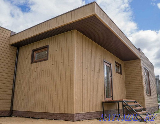 Vinyl siding, metal, under a brick, under a stone, under a log Karagandy - photo 7