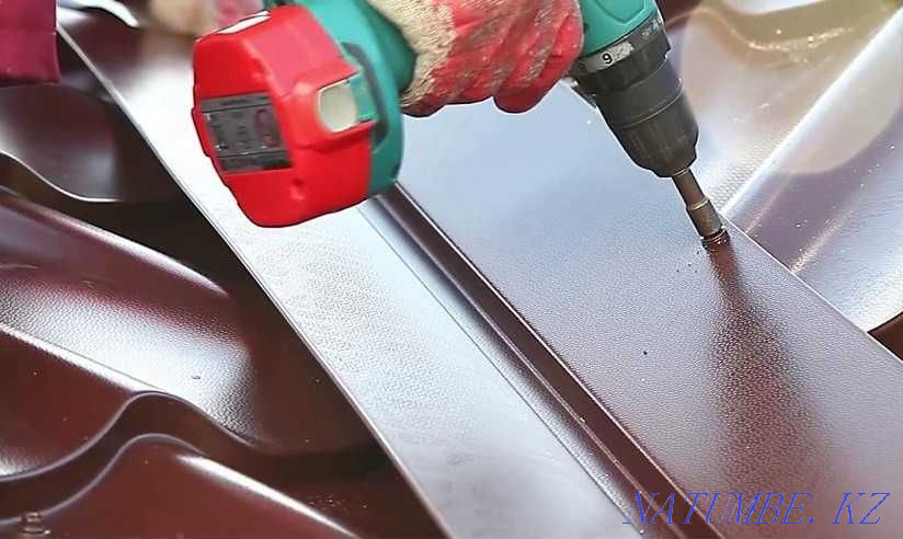 Доборные элементы на кровлю, металлочерепица, гибкая черепица, откосы Караганда - изображение 3