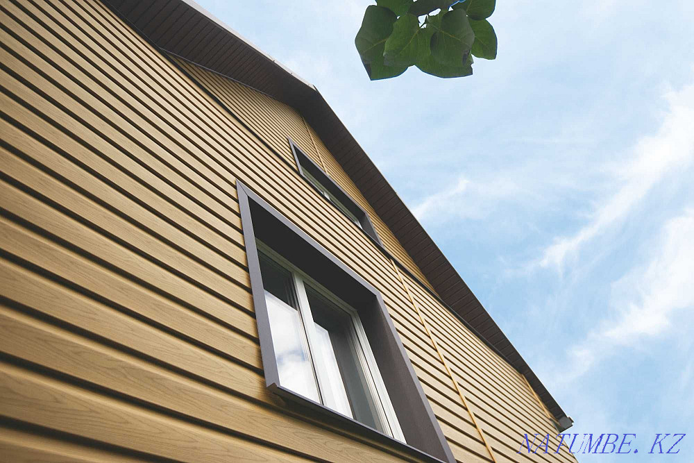 Siding, facade panel under Timber, Stone, Brick, Spruce, Cedar Karagandy - photo 5