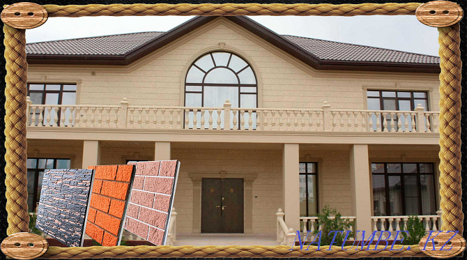 Facade cladding panels, thermal panels, fiber-reinforced concrete, polyfacade, Almaty - photo 2