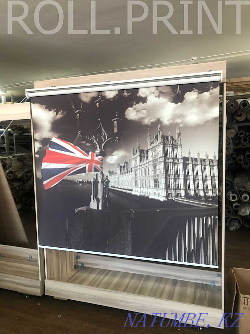 Изготовление ролл штор и вертикальных жалюзи с фотопечатью Алматы - изображение 2