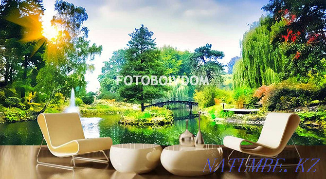 Wall-paper with a photo printing, originality to your house!!! Almaty - photo 1
