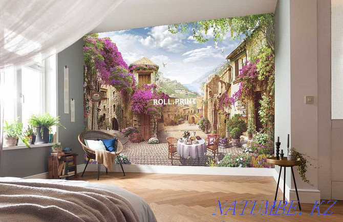 Wall-paper with a photo printing, originality to your house!!! Almaty - photo 2