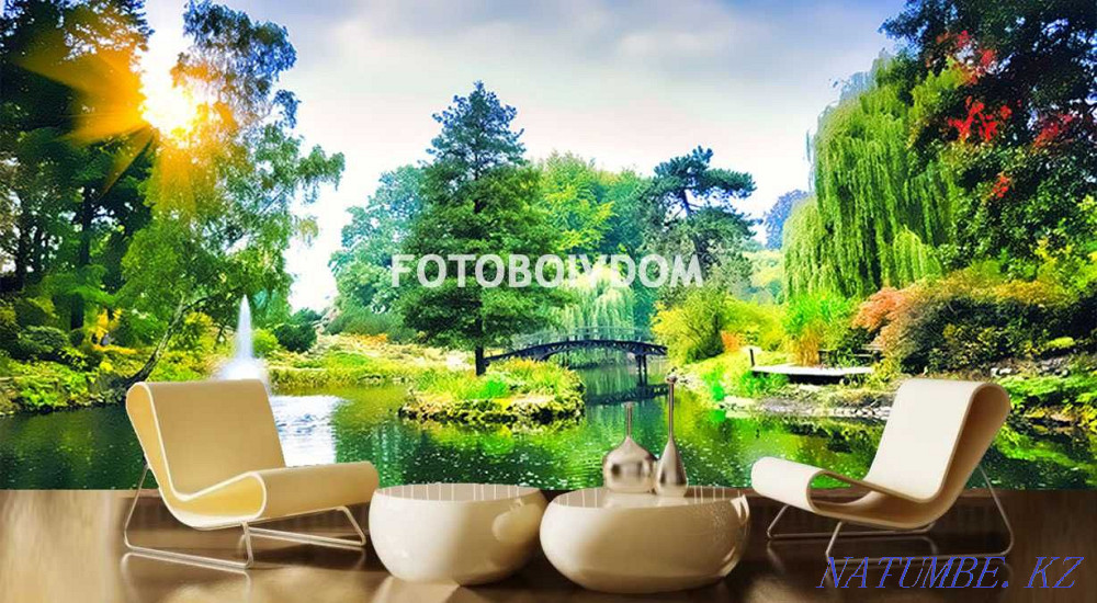 Обои с фотопечатью, оригинальность вашему дому!!! Алматы - изображение 1