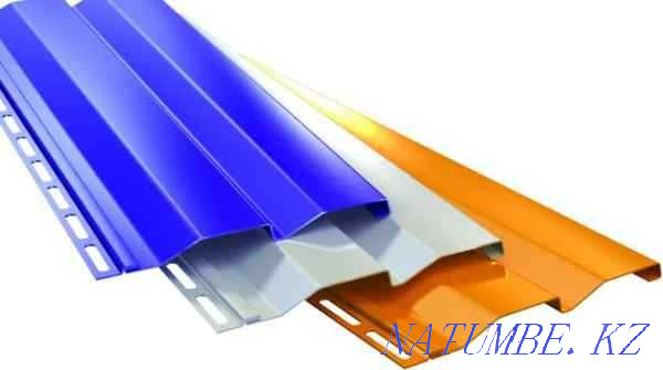 Сайдинг металлический корабельная доска панель фасадная Актобе - изображение 1