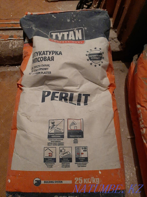 Продаю штукатурка TYTAN гипсовая PERLIT (25 кг) 1 штуки Караганда - изображение 7