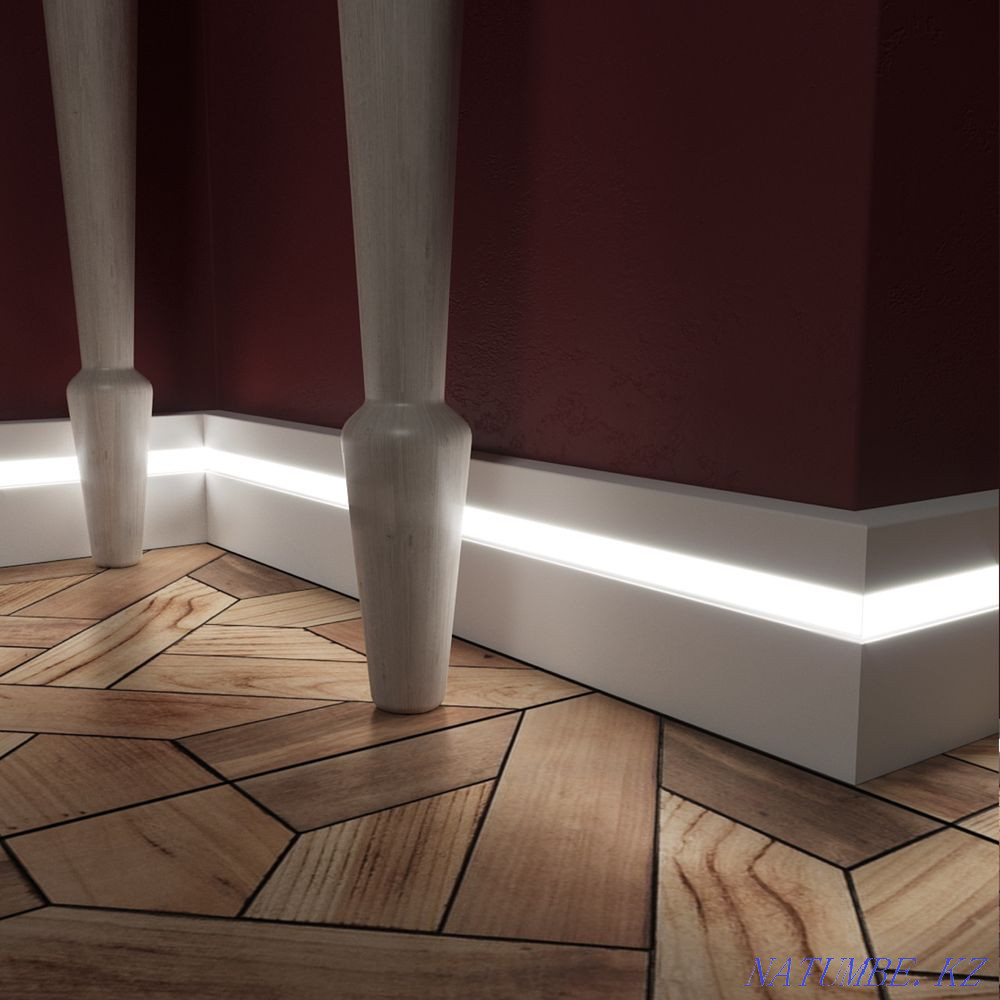 Skirting board with LED lighting Almaty - photo 1