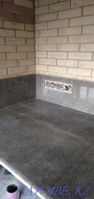 Table-top granite for summer kitchen a cauldron, a brazier production. Almaty - photo 6