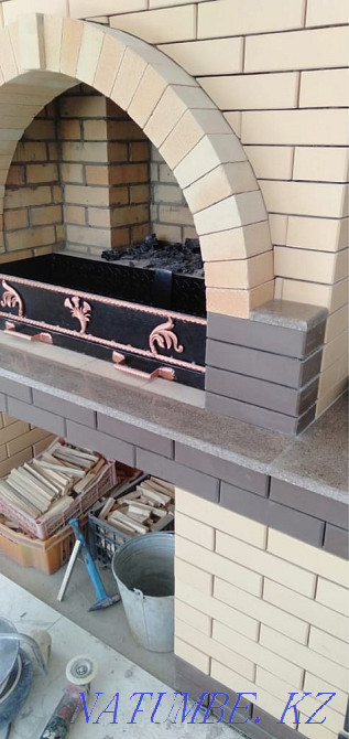 Table-top granite for summer kitchen a cauldron, a brazier production. Almaty - photo 4