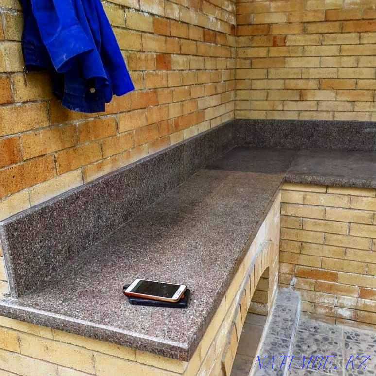 Летняя кухня, изготовление столешниц казан, мангал, барбекю (гранит) Алматы - изображение 2