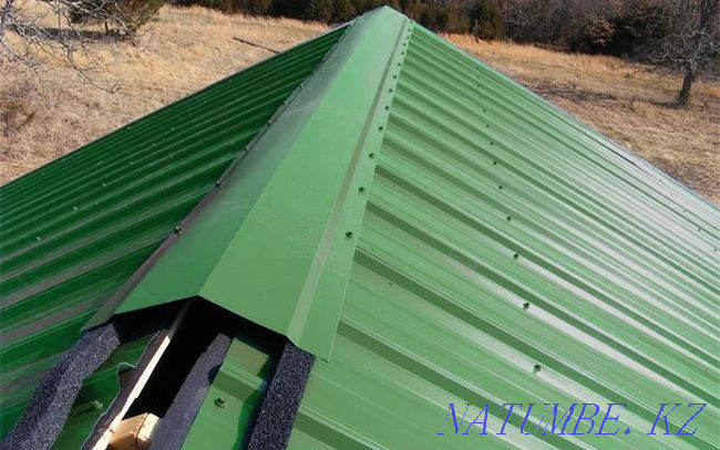 Siding metal siding tiles profiled sheet slopes Pavlodar - photo 5
