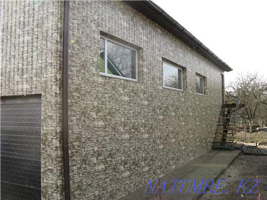 Siding metal siding tiles profiled sheet slopes Pavlodar - photo 2