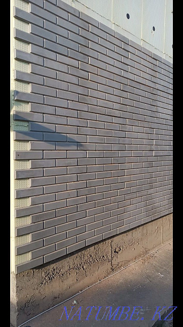 Фасадные панели плитки фибробетон облицовочная плитка панель кирпич  - изображение 1