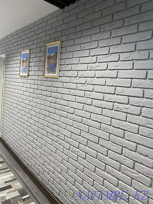 Decorative stone "Old brick" STOCK! 1500 TE?GE per sq.m white Astana - photo 1
