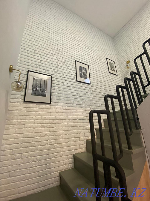 Decorative stone "Old brick" STOCK! 1500 TE?GE per sq.m white Astana - photo 8