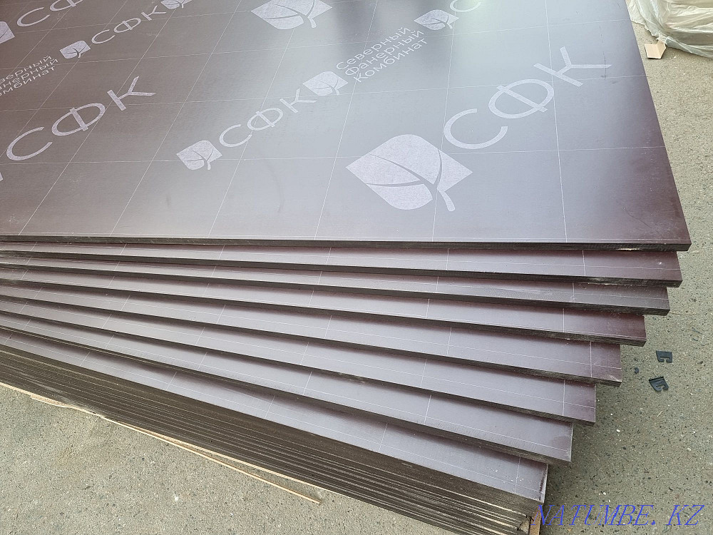 Ресей 18мм қалыпқа арналған ламинатталған фанер.  Алматы - изображение 5